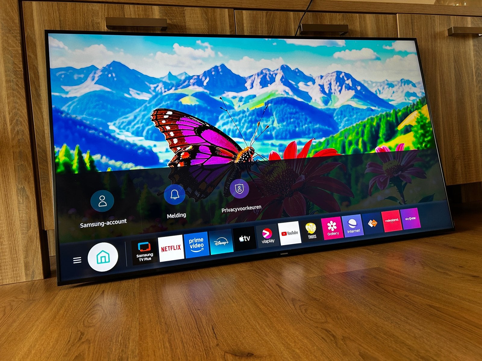 Samsung Smart TV 55 inch 4K, Ophalen, 50 Hz, Zo goed als nieuw, Samsung