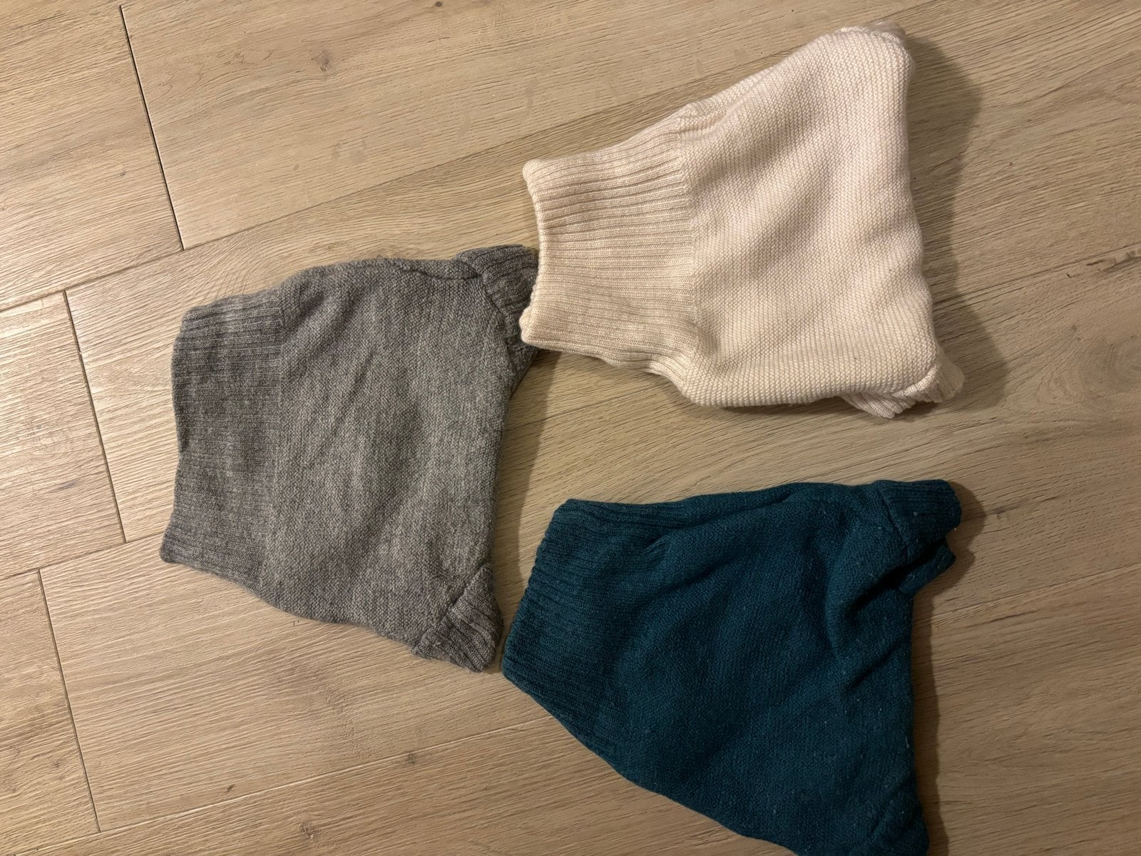 3 wolbroekjes: Popolini 62/68, Disana 2x 74/80, Ophalen of Verzenden, Gebruikt, Jongetje of Meisje