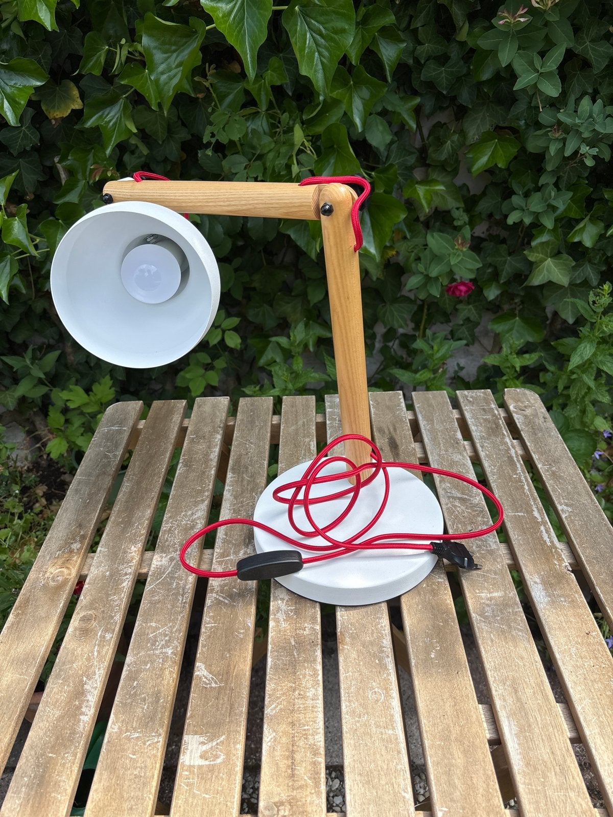 Zuiver bureaulamp, Ophalen, Zo goed als nieuw, Hout