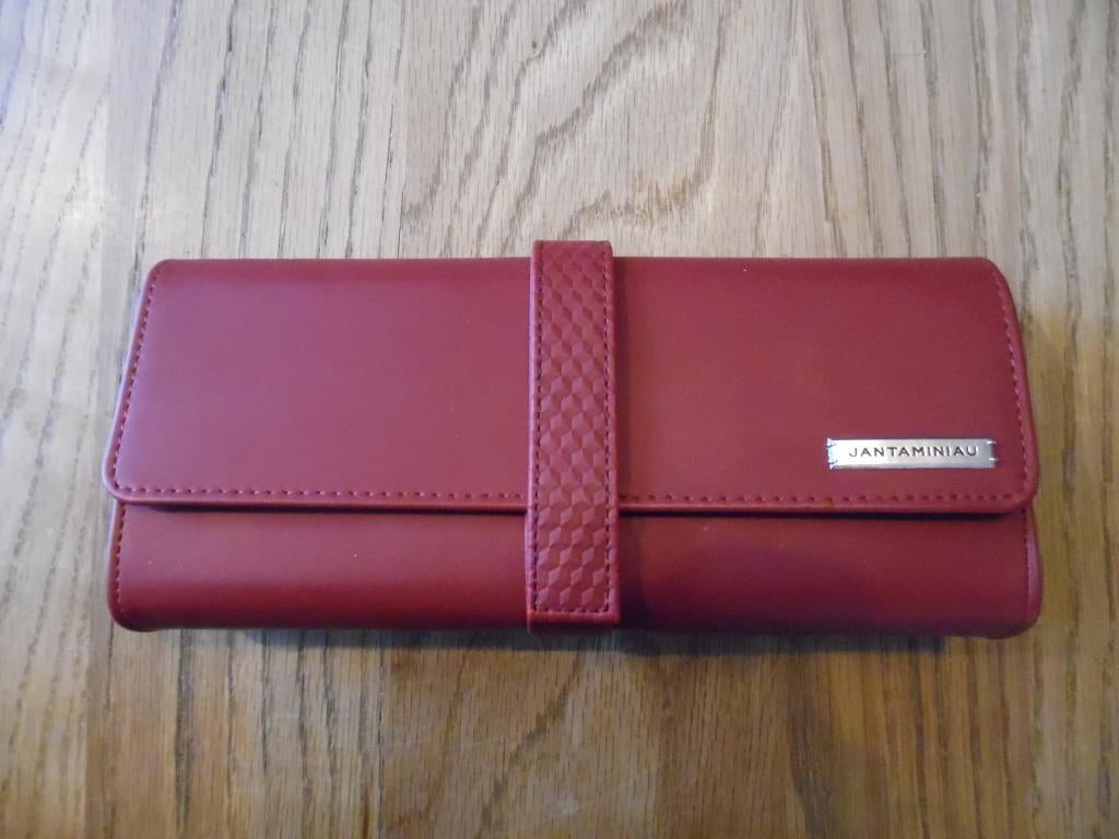 Nieuwe gala cluts bordeau rood leder van Jan Taminiau, Ophalen of Verzenden, Nieuw, Rood, Avondtasje