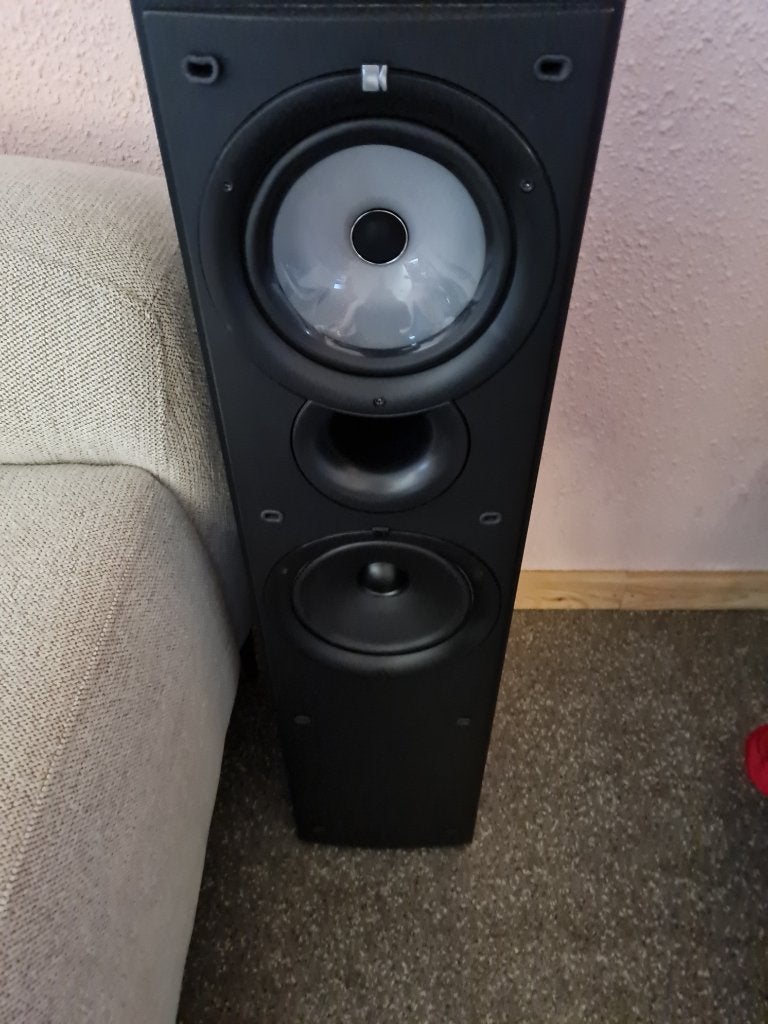 Kef Q55 speakers, Ophalen, Stereo speakers, Gebruikt, 120 tot 150 watt