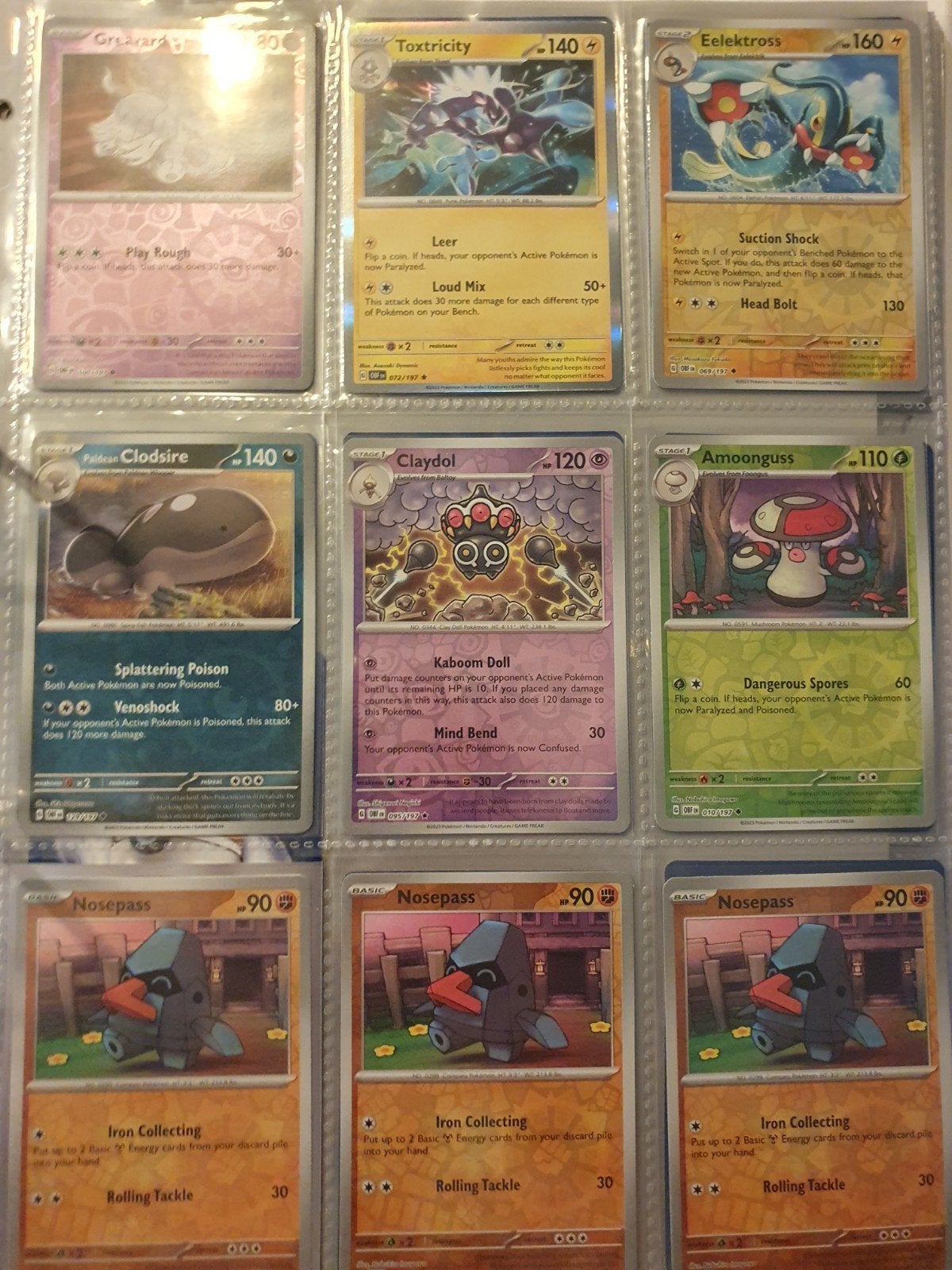 Pokémon OBF 197 Set Kaarten - Meeste Foil, Hobby en Vrije tijd, Verzamelkaartspellen | Pokémon, Ophalen of Verzenden, Gebruikt