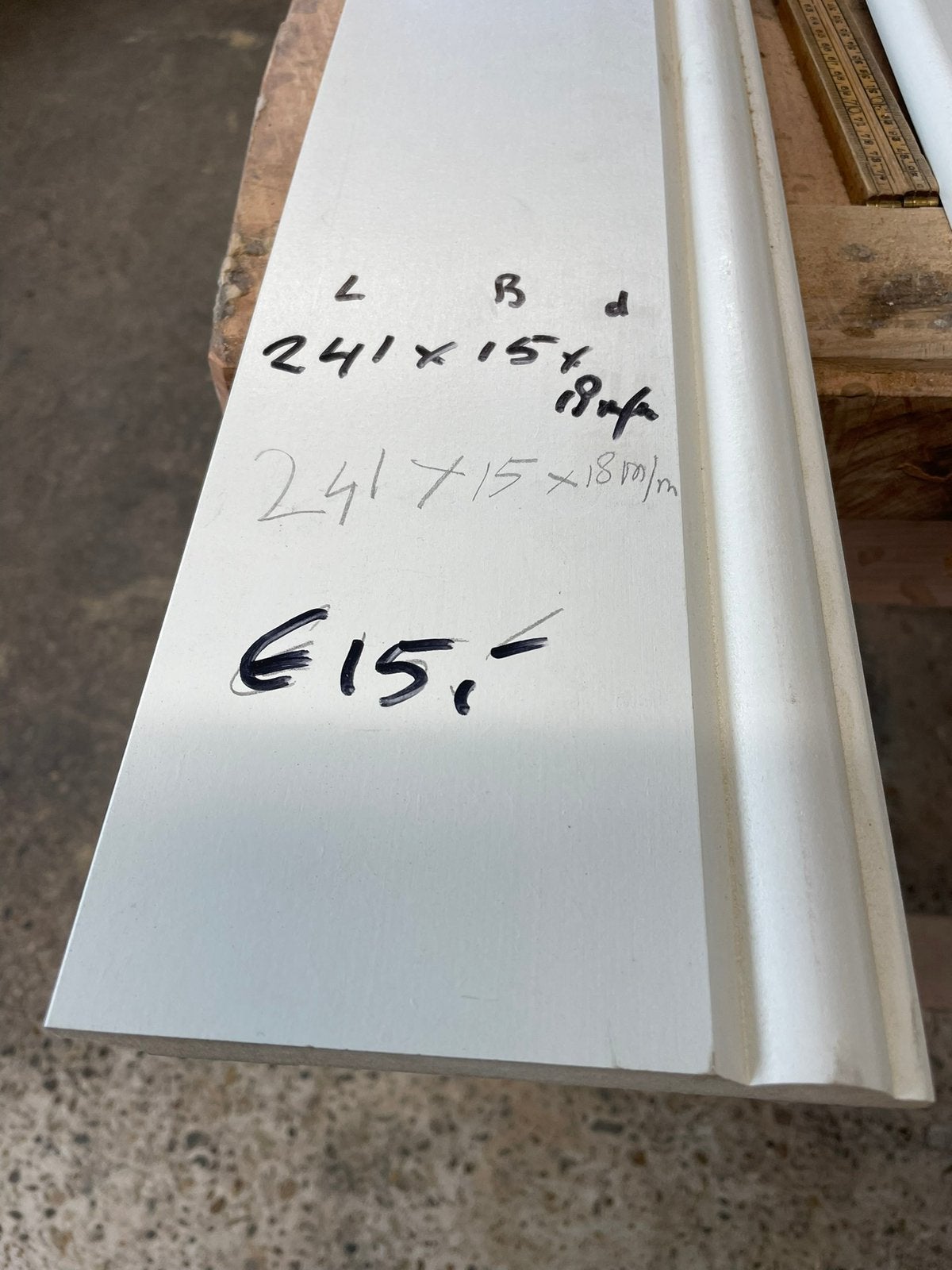 Plinten mdf 240 lang vanaf €5.- plinten meranti op voorraad, Ophalen, Zo goed als nieuw