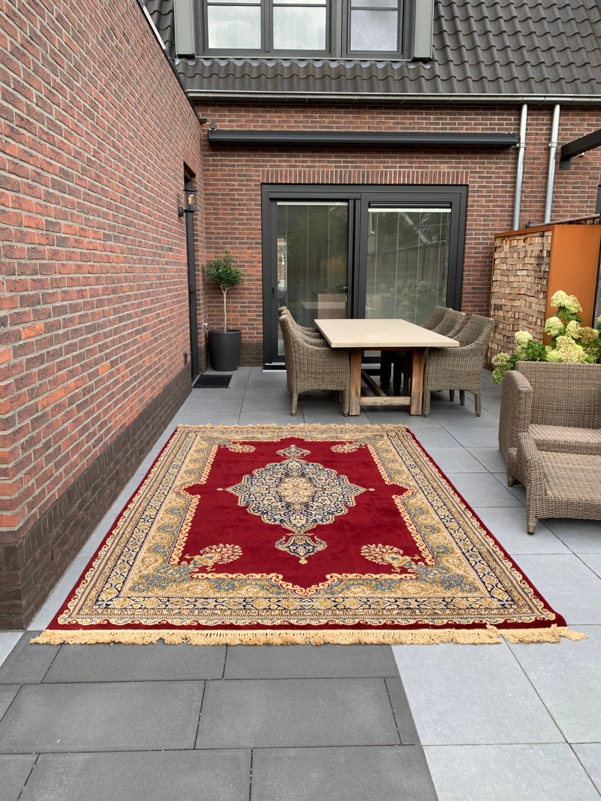 Prachtig Sfeervol Vintage Vloerkleed in Nieuwstaat., Ophalen, 200 cm of meer, Zo goed als nieuw, Rechthoekig