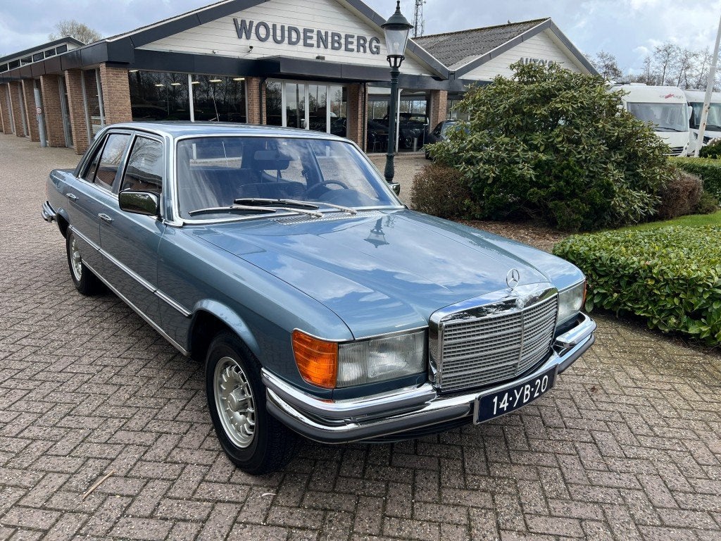 Mercedes-benz S-KLASSE 280 S W116 43.000 km, Auto's, Automaat, Gebruikt, Blauw, 2717 cc