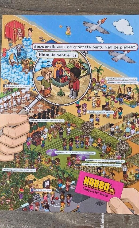 Promo Poster van Habbo Hotel !!, Ophalen of Verzenden, A1 t/m A3