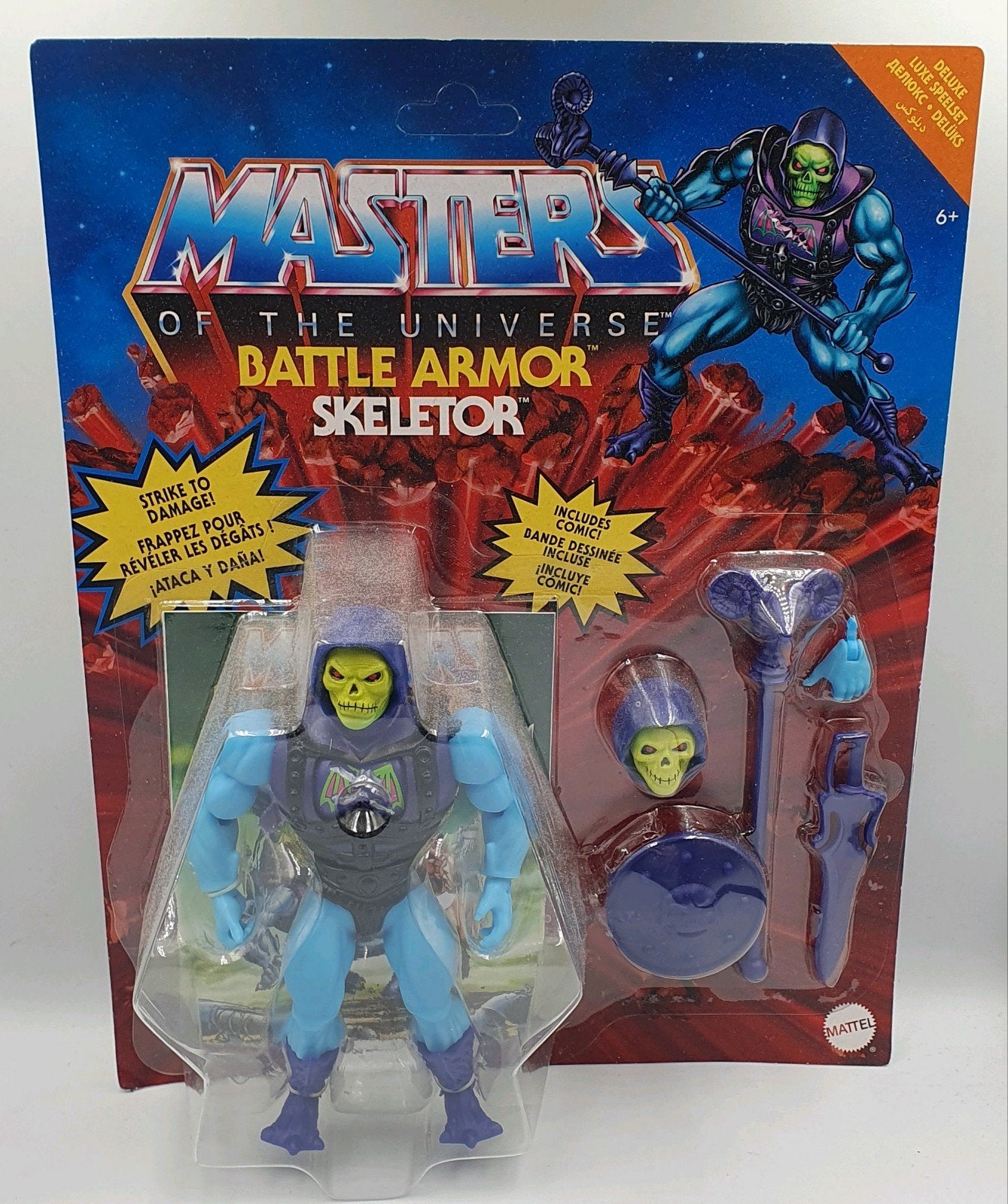Masters of the Universe Battle Armor Skeletor Actiefiguur, Ophalen of Verzenden, Nieuw