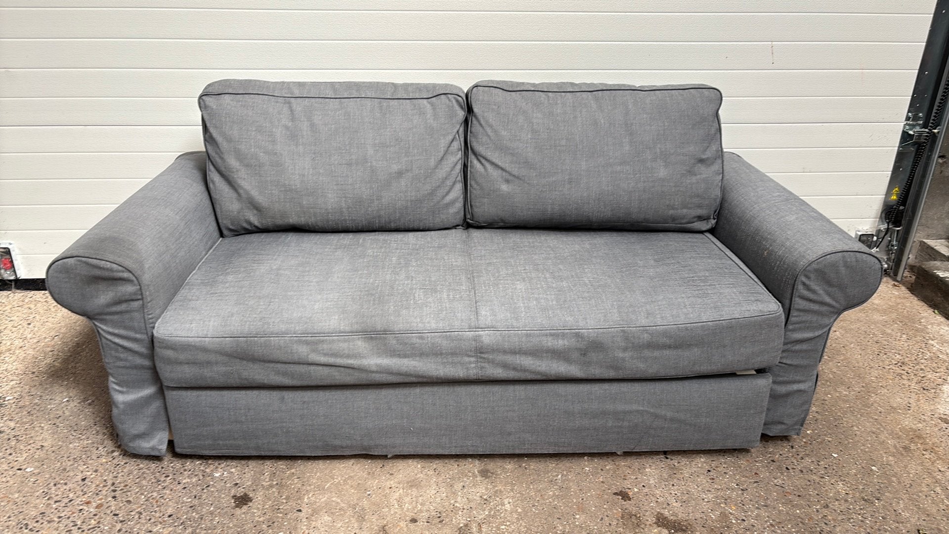 IKEA Slaapbank backabro Comfortabel en Praktisch, Ophalen, Gebruikt, 150 tot 200 cm, Tweepersoons