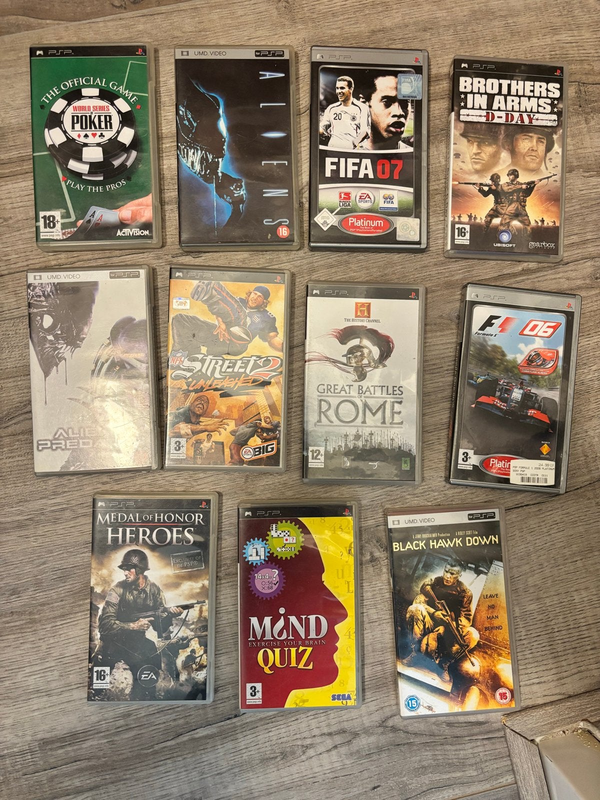 PSP Games Collectie - Diverse Genres, Avontuur en Actie, Gebruikt, Vanaf 18 jaar, 1 speler