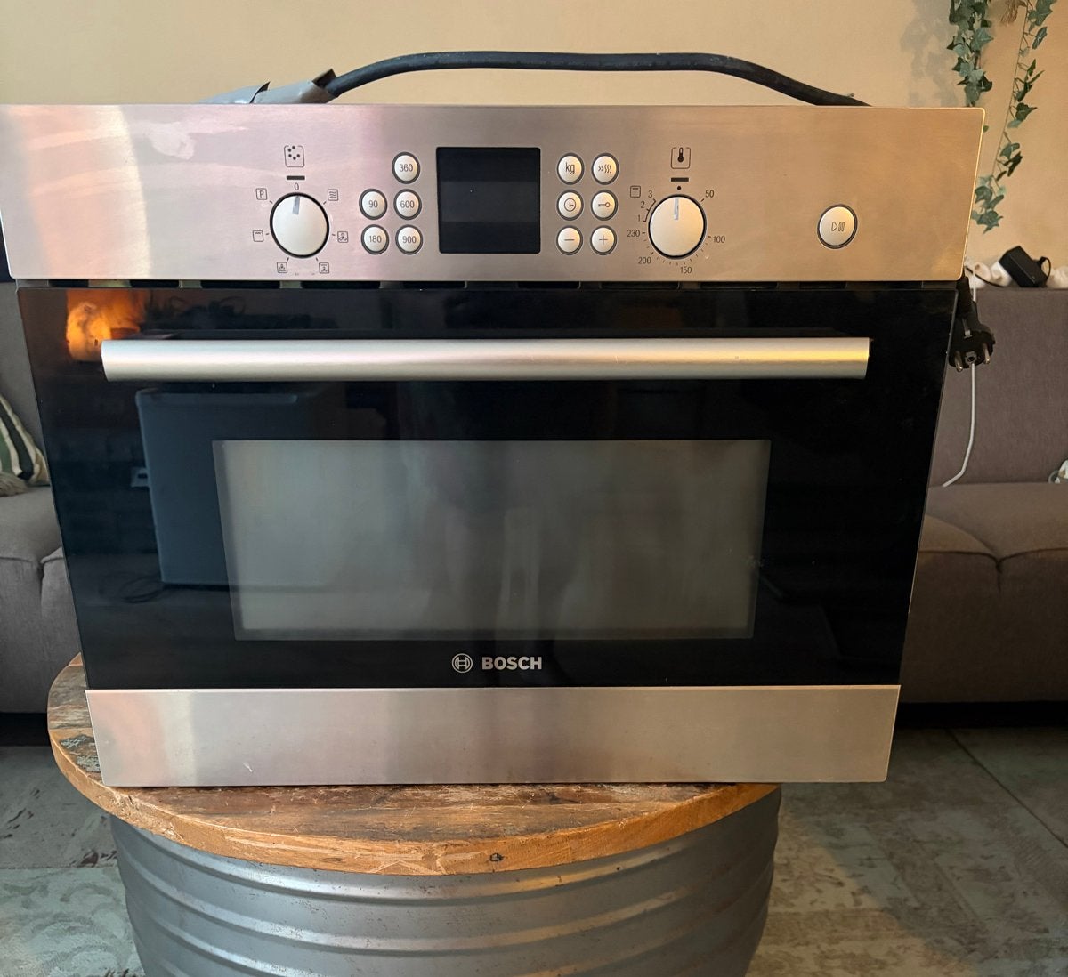 Bosch Combimagnetron HBC284H500 - Inbouw, Ophalen, Combimagnetron, Gebruikt, 60 cm of meer