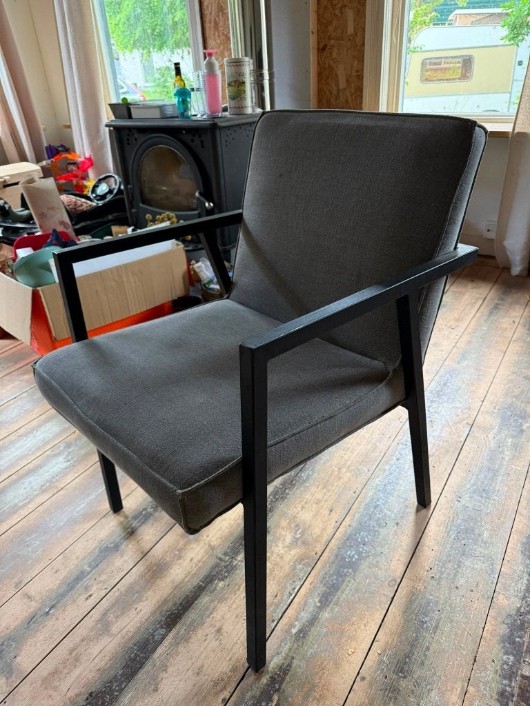 Eetkamer stoelen 6 stuks, Ophalen, Gebruikt, Lounge dining chair, Stof