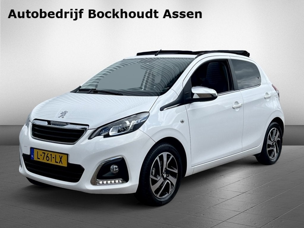Peugeot 108 1.0 e-VTi Allure TOP Apple Carplay | Open Dak !, Auto's, Voorwielaandrijving, Start-stop-systeem, Stof, Gebruikt