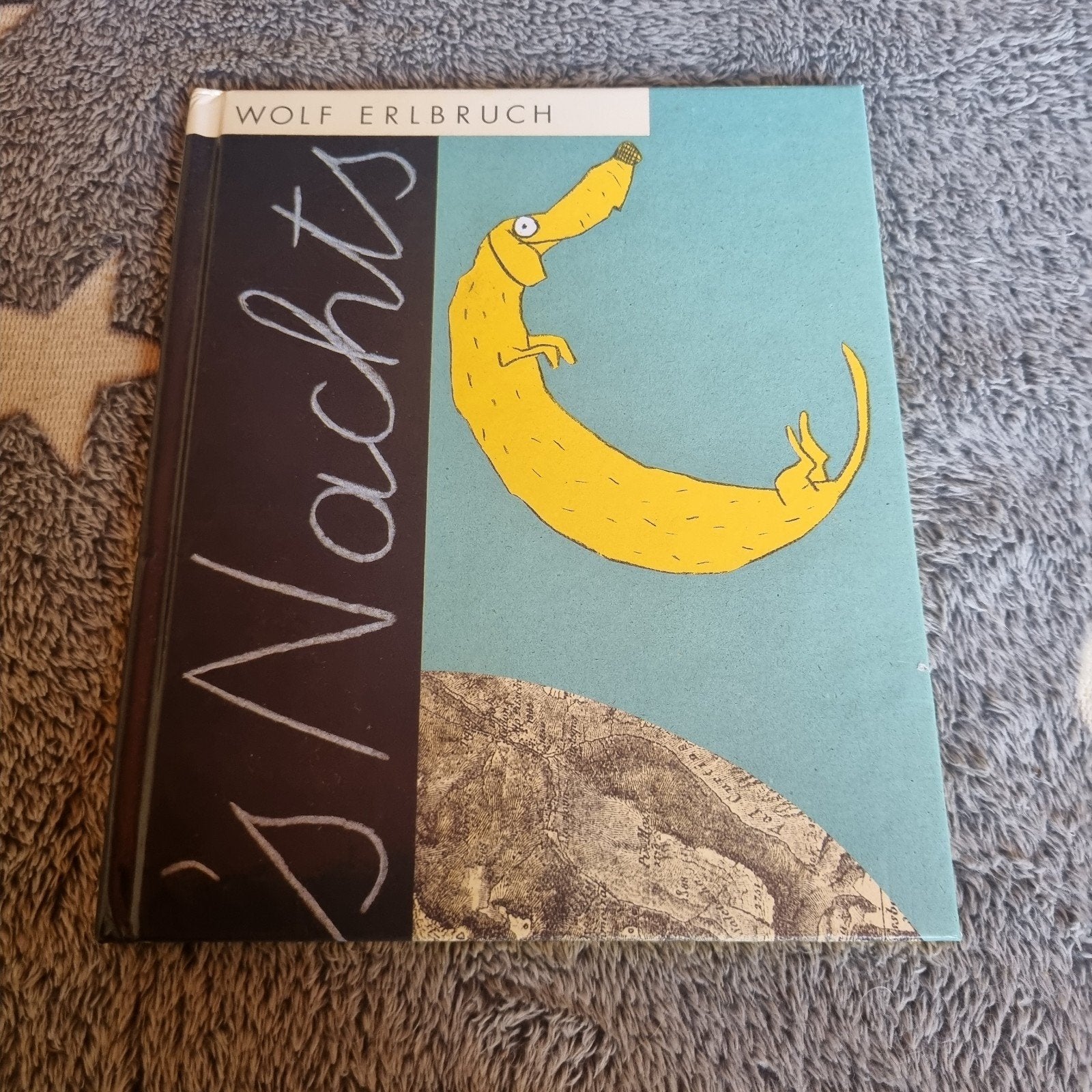 Wolf Erlbruch - 's Nachts (Kinderboekenweek 1999), Ophalen of Verzenden, Zo goed als nieuw, Wolf Erlbruch, Fictie