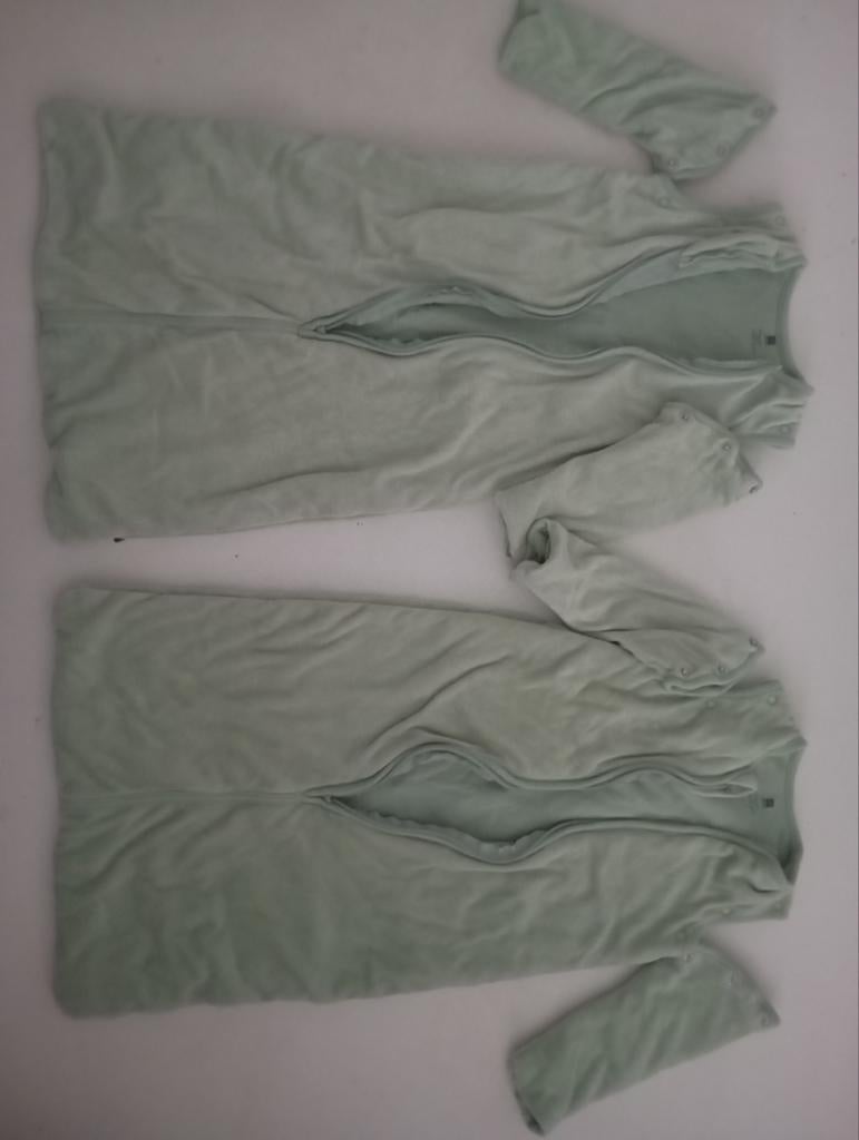 2x HEMA slaapzakken 68/80, mintgroen, zacht, Ophalen, 70 tot 85 cm, Slaapzak