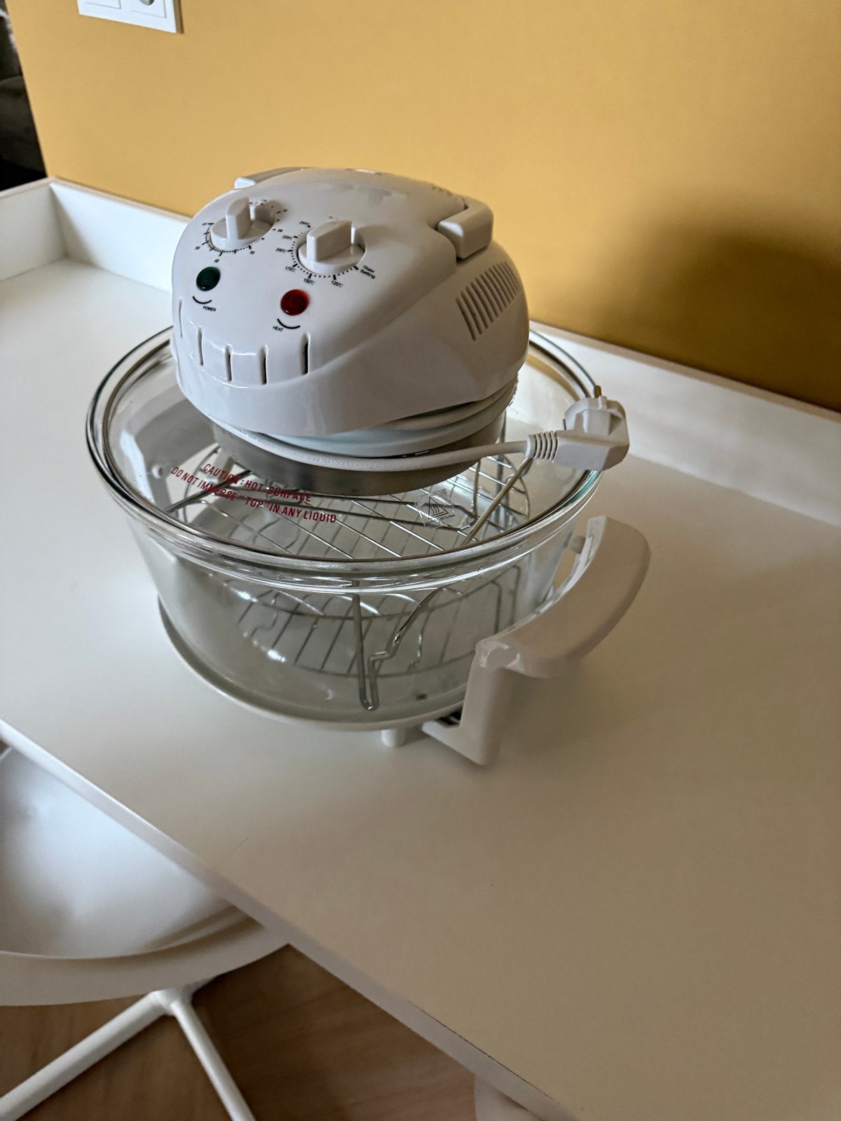 Halogeen oven 1500W - American Originals, Witgoed en Apparatuur, Hete lucht, Vrijstaand, Gebruikt, Overige merken