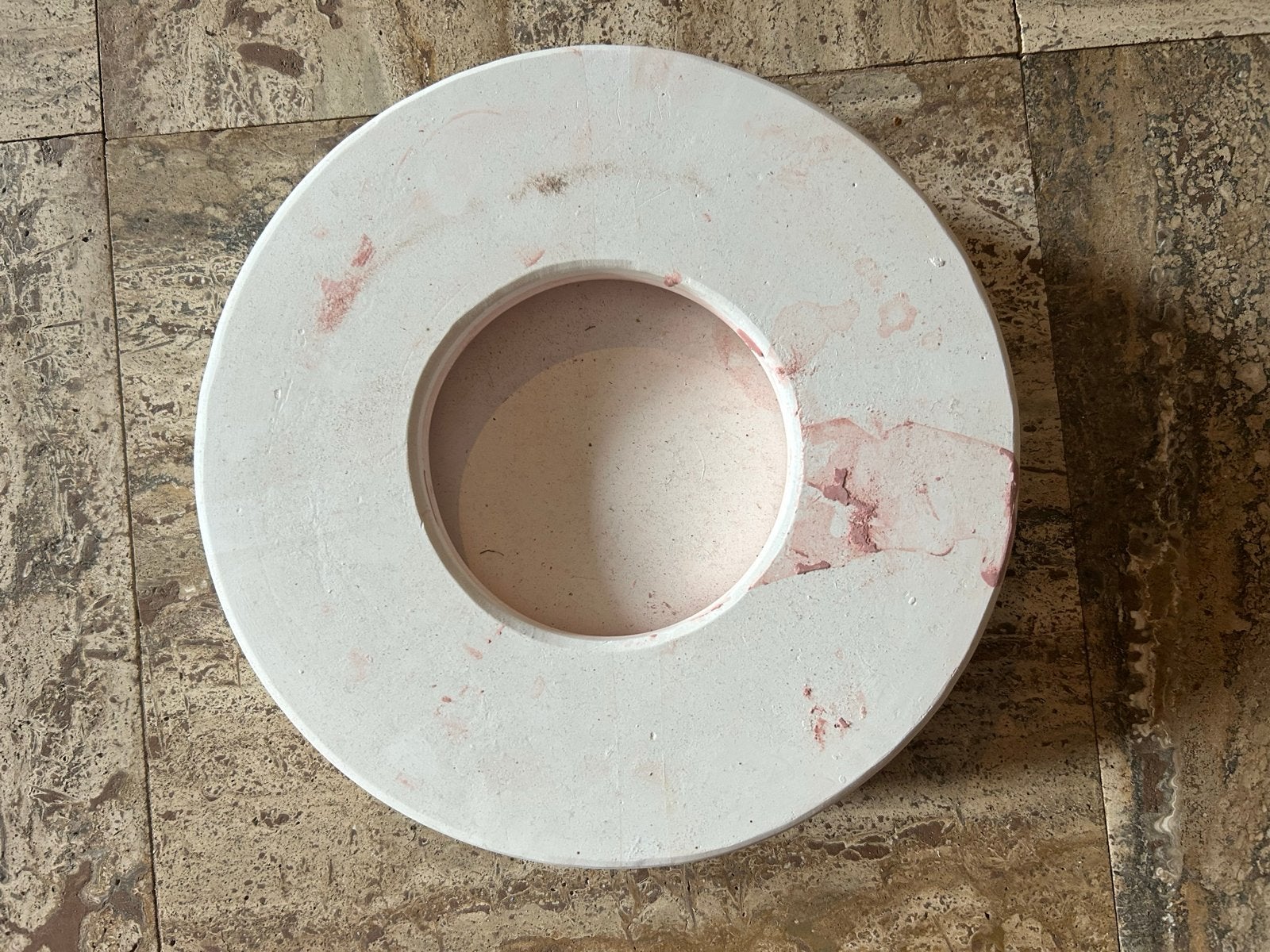 Gipsen bordenmal 26cm en 30cm voor keramiek, Ophalen, Gebruikt, Steen of Keramiek, Gereedschap of Toebehoren
