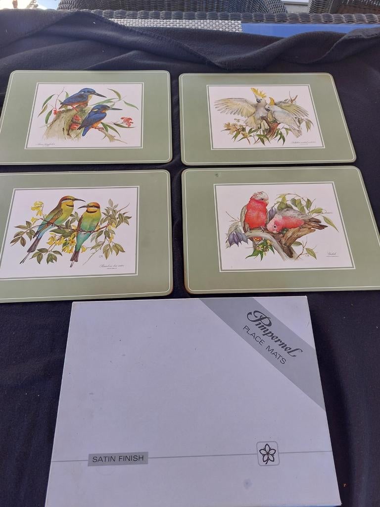 Vintage Placemats Pimpernel serie ZIE BESCHRIJVING, Ophalen of Verzenden