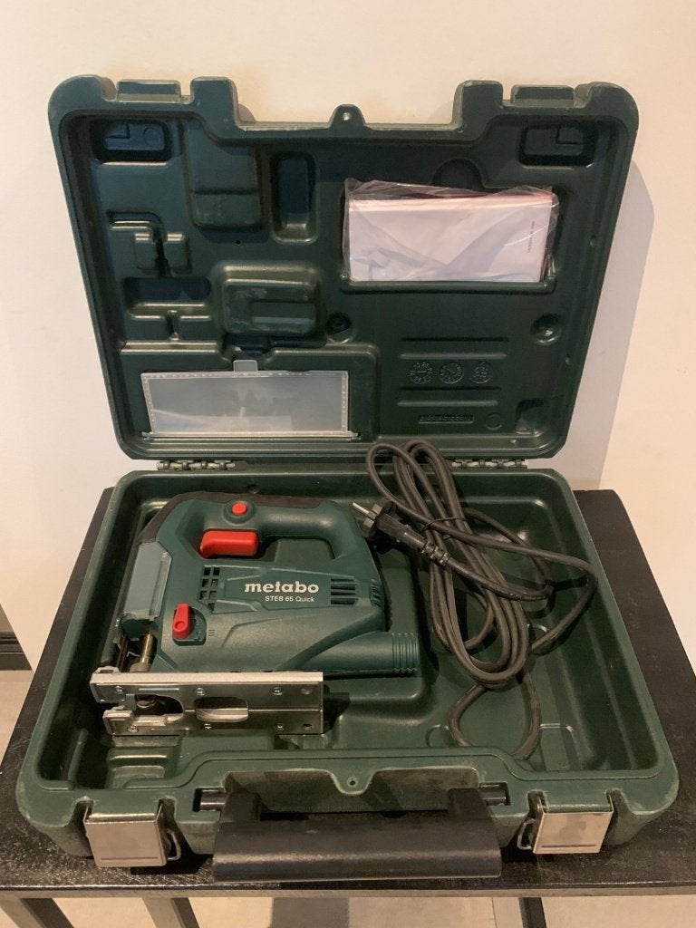 Metabo STEB 65 Quick decoupeerzaag 450W in koffer NIEUW, Nieuw, Ophalen of Verzenden, 30 tot 70 mm, Metabo-Allee 1, 72622 Nürtingen, Duitsland