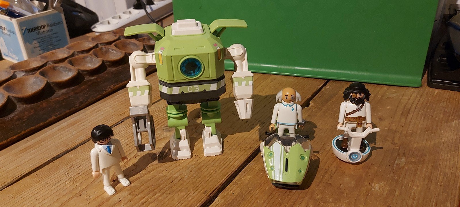 Playmobil Super 4 Doctor X & Robot Cleano (6693 & 6699), Gebruikt, Complete set, Overige typen, Ophalen of Verzenden