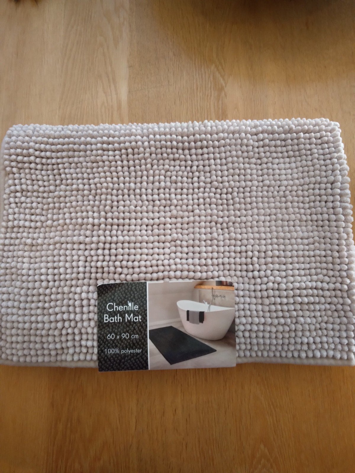 Nieuwe zachte badmat zandkleur 90x60 cm, Ophalen, Nieuw