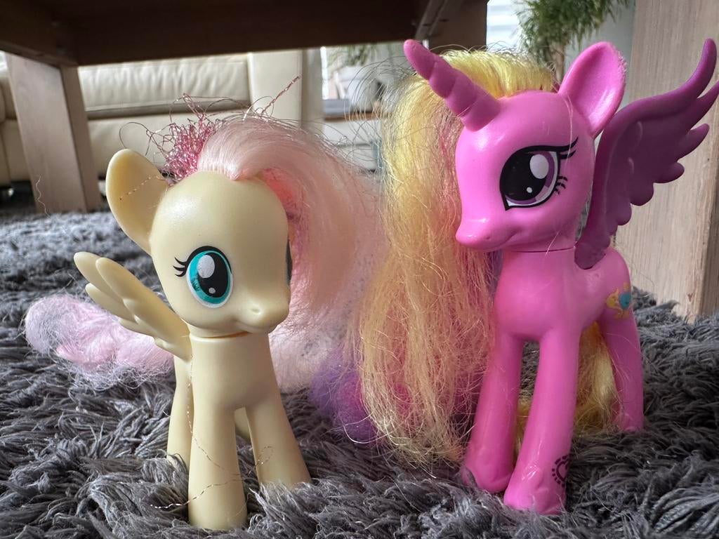 MLP Fluttershy Pinkie pie Rarity Princess Cadance, Ophalen of Verzenden, Zo goed als nieuw