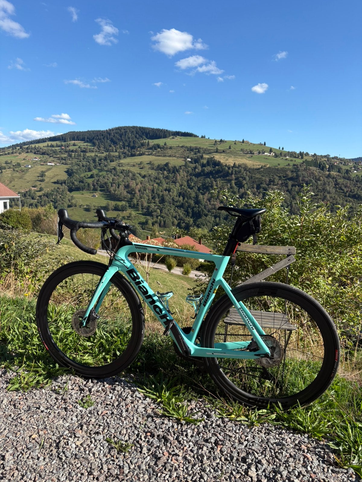 Bianchi Aria racefiets maat 57 - Celeste, Ultegra, Carbon, Overige merken, 28 inch, Gebruikt, Carbon