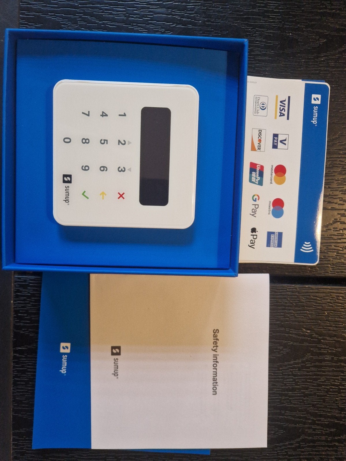Sumup  Pin automaat, Ophalen
