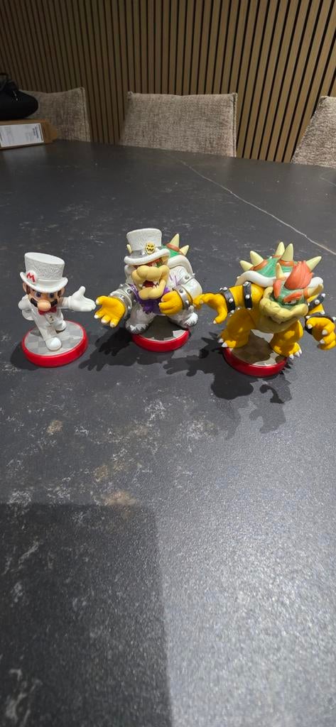 Super Mario Odyssey Amiibo Set - Mario, Bowser Wedding, Ophalen of Verzenden, Zo goed als nieuw