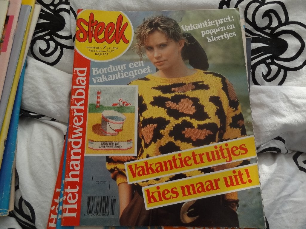 tijdschrift steek nr 7 juli 1986, Boeken, Ophalen of Verzenden, Gelezen, Damesbladen
