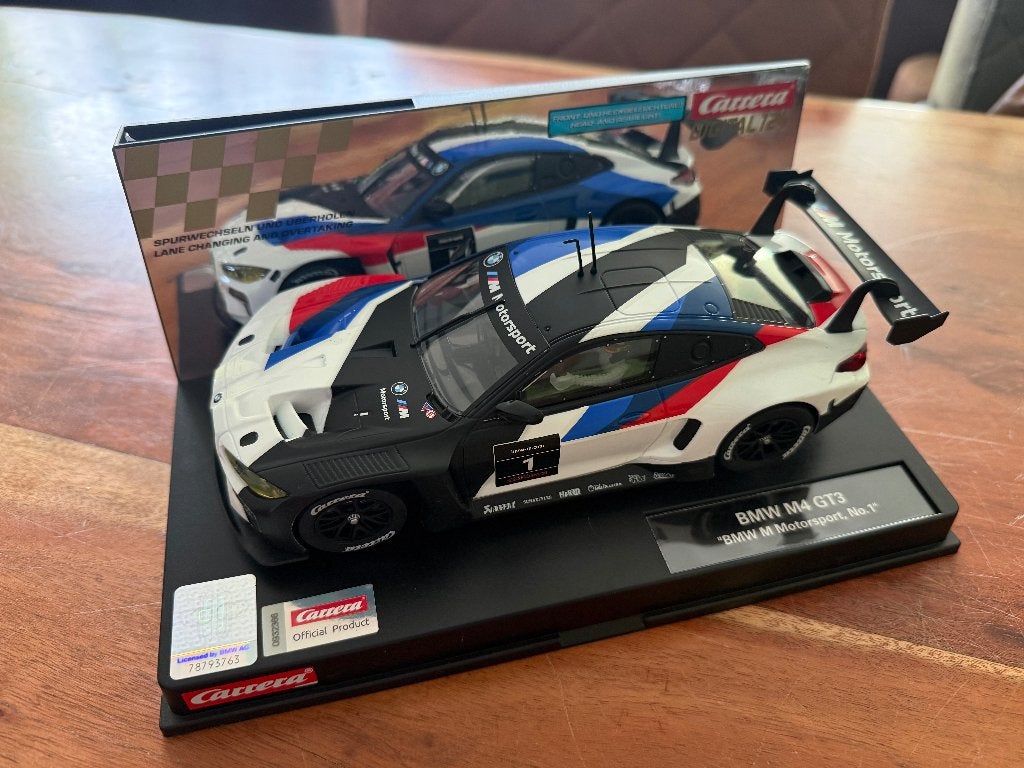 Carrera BMW M4 GT3 "BMW M Motorsport, No. 1", Racebaan, Zelf te bouwen, Carrera, Ophalen of Verzenden