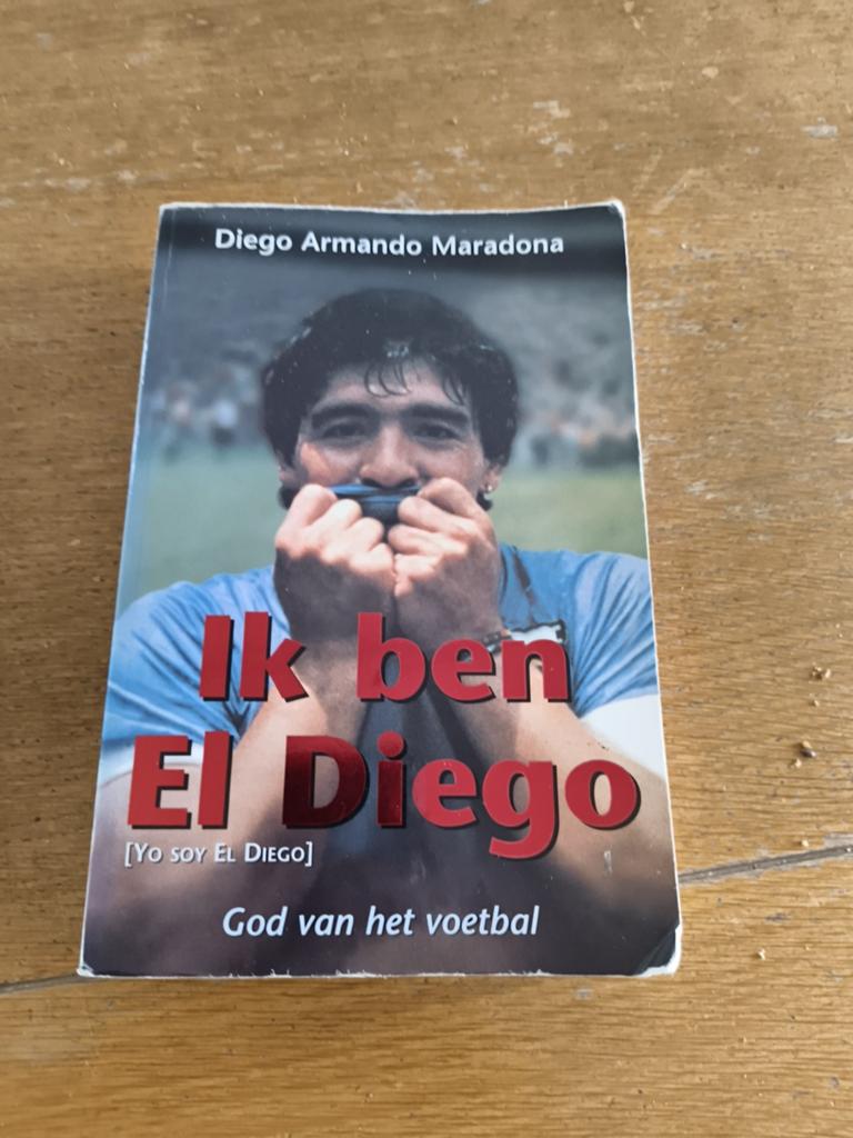 D.A. Maradona - Ik ben El Diego, God van het voetbal, Boeken, Ophalen of Verzenden, Zo goed als nieuw, D.A. Maradona