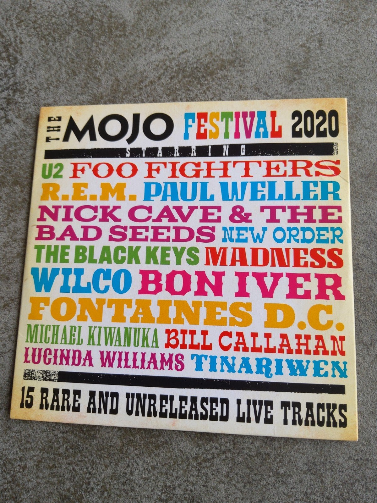 Sampler live cd:  o.a. Nick Cave, Ophalen of Verzenden