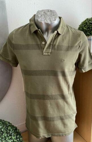 Tommy Hilfiger polo maat S [vm], Ophalen of Verzenden, Zo goed als nieuw, Maat 48/50 (M), Groen