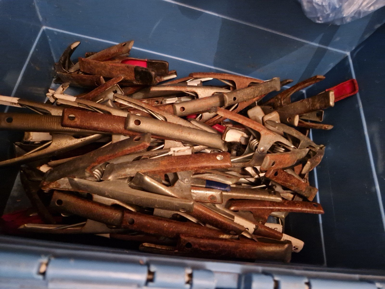 Markt spullen klemmen zeilen kaarten marktzeilen luifels, Ophalen, Gebruikt