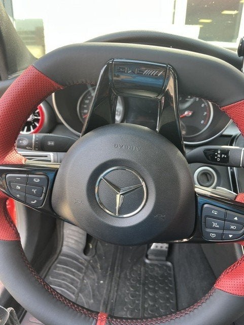 Zwart Amg stuur embleem w118 w177 w205 w213 w214 w206 x253, Auto diversen, Auto-accessoires, Ophalen of Verzenden, Nieuw