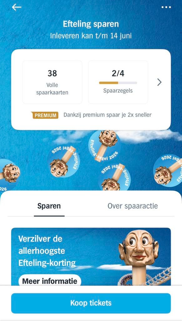 Efteling spaarkaarten, Verzamelen, Supermarktacties, Albert Heijn, Ophalen