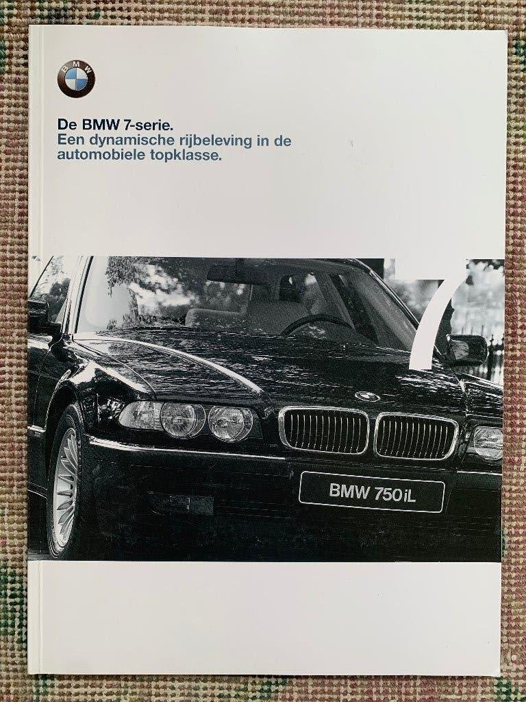 Nederlandse folder brochure BMW 7-serie E38 1998 nieuw!, Nieuw, Ophalen of Verzenden, BMW, BMW