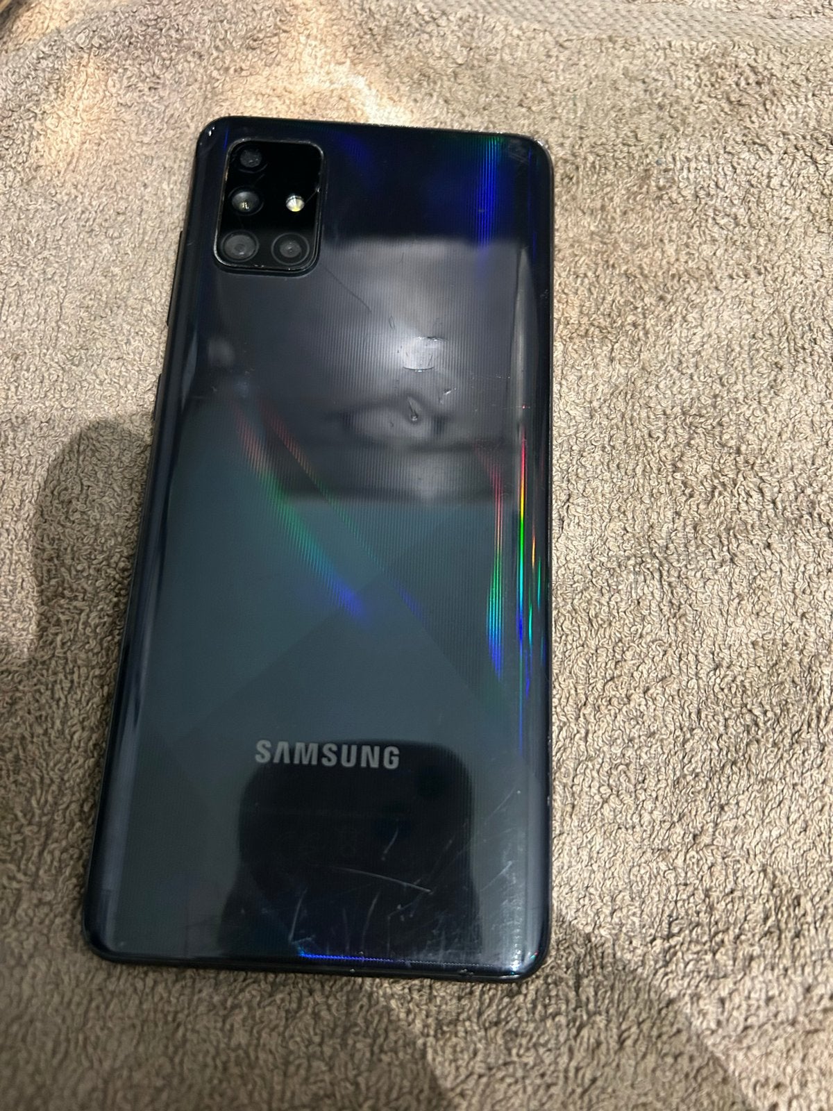 Samsung Galaxy A51 - Simlockvrij en gereset, Telecommunicatie, Mobiele telefoons | Samsung, Zwart, Touchscreen, Ophalen of Verzenden