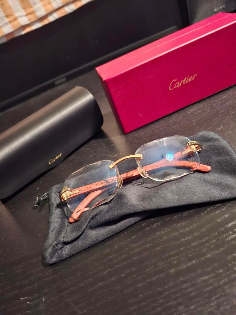Cartier Bril, Sieraden, Tassen en Uiterlijk, Zonnebrillen en Brillen | Heren, Ophalen of Verzenden, Nieuw, Bril, Overige merken