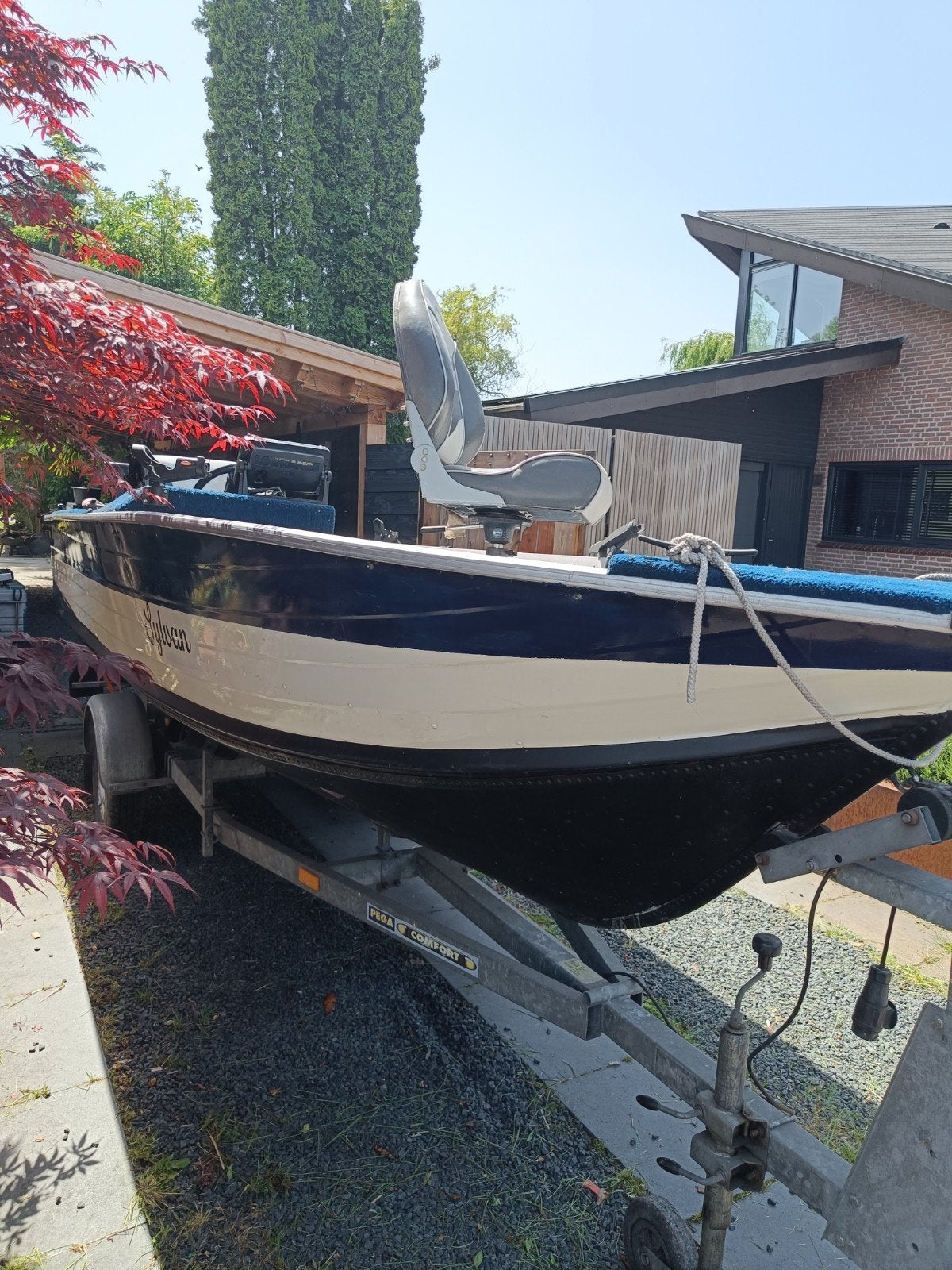 Visboot Sylvan 14ft, Ophalen, Aluminium