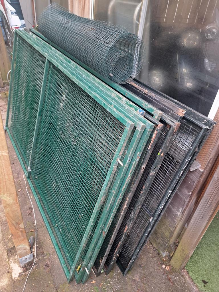 Te koop volière panelen, Dieren en Toebehoren, Ophalen, Gebruikt, Aluminium, Volière