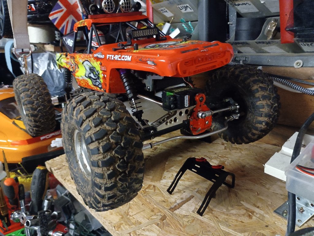 Ftx mauler basis maar full alu assen en hubs enz, Elektro, Gebruikt, Auto offroad, Ophalen of Verzenden