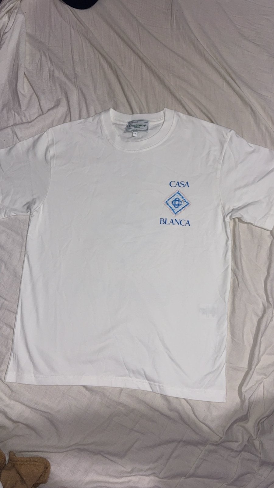 Casablanca T-shirt - Nieuwstaat, valt als M (maat S), Ophalen of Verzenden, Nieuw, Maat 48/50 (M), Wit