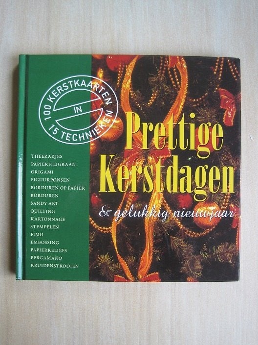 153 - 100 kerstkaarten in 15 technieken, Verzenden, Zo goed als nieuw, Kerst, Overige typen