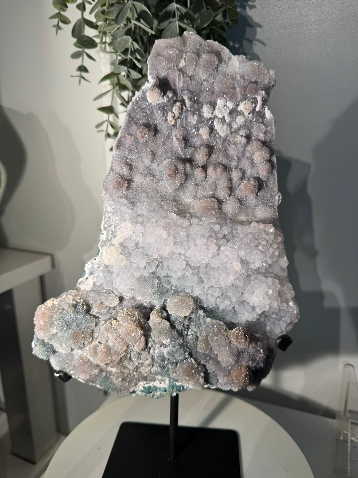 Zeoliet op standaard, Ophalen of Verzenden, Mineraal