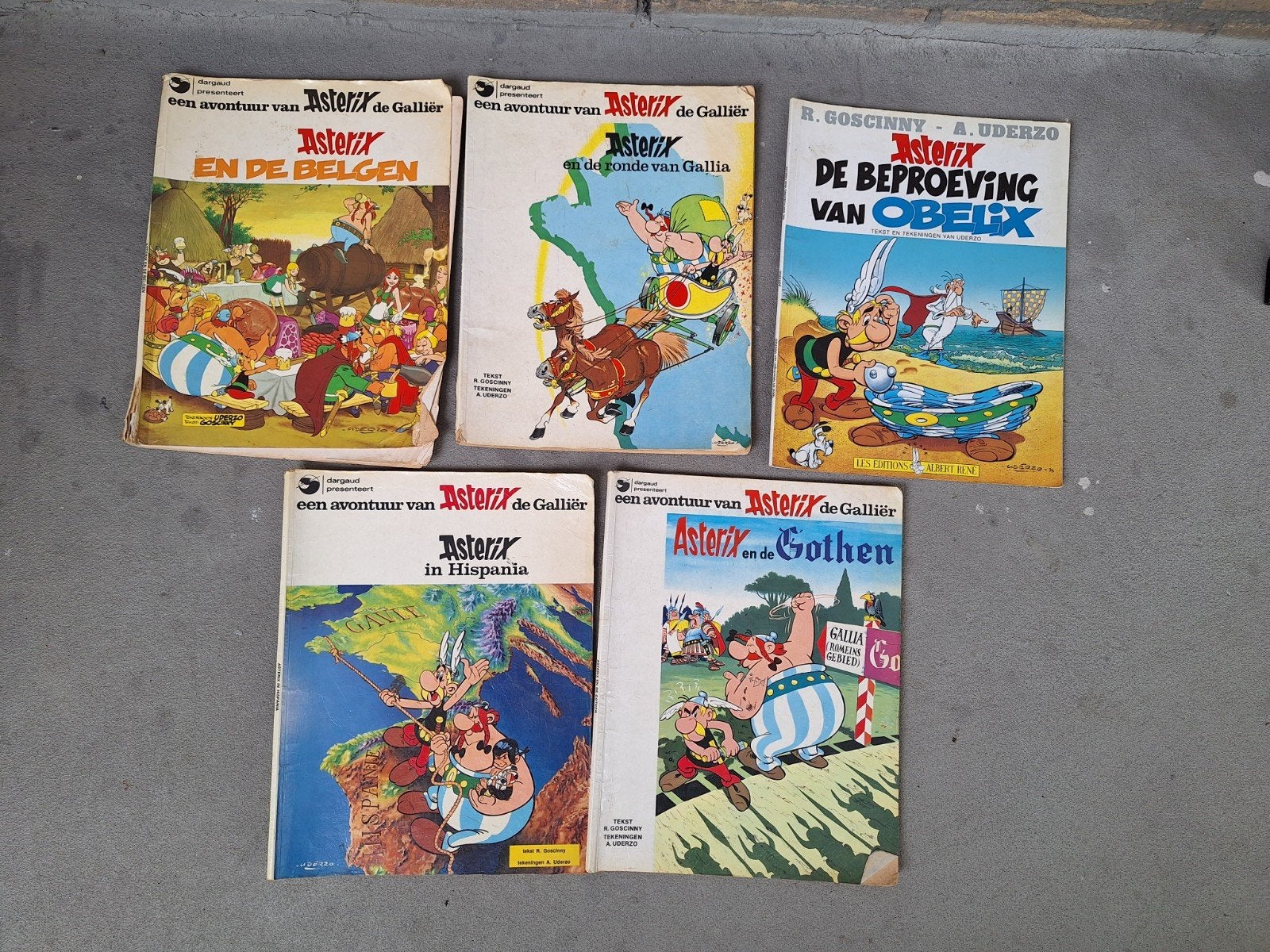 Asterix de Galliër stripboeken, Meerdere stripboeken, Ophalen of Verzenden, Gelezen