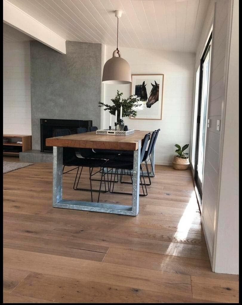 EIKEN VLOER, GEBORSTELD EN GEOLIED LEGKLAAR 18CM BREED, Ophalen of Verzenden, Nieuw, 75 m² of meer, Parket