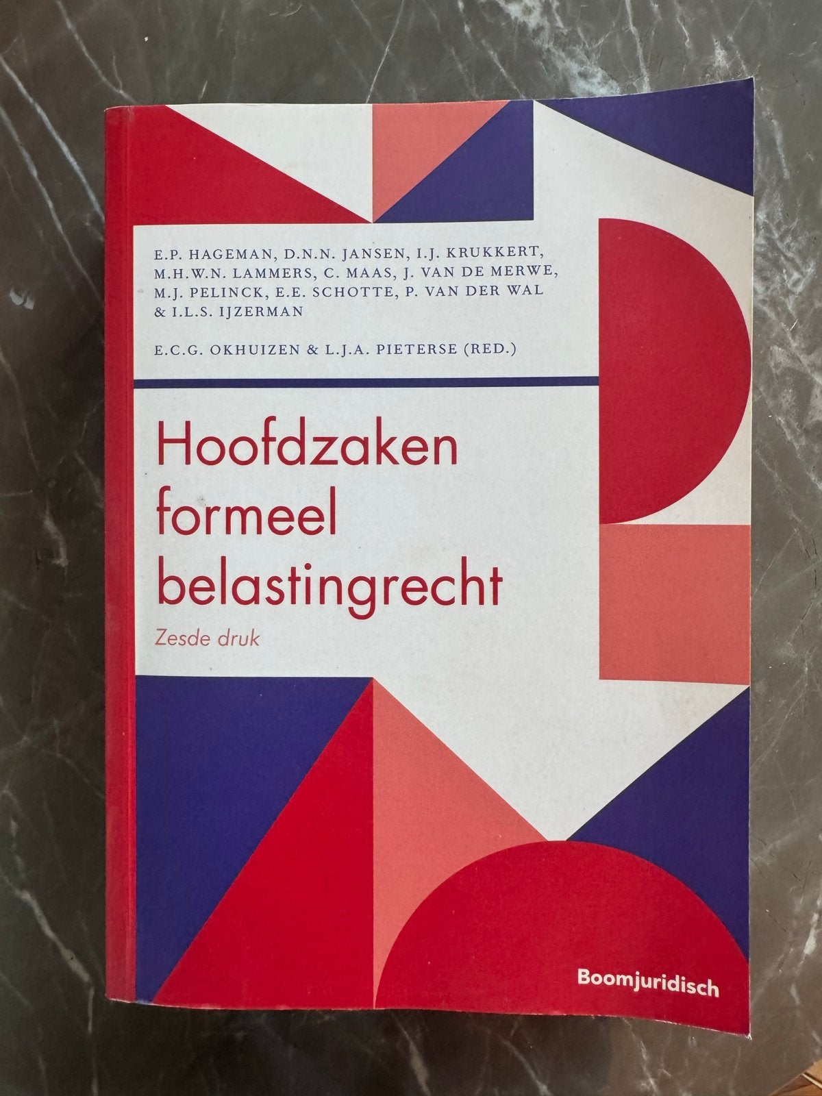 Hoofdzaken formeel belastingrecht - Zesde druk, Boeken, Ophalen of Verzenden, Gamma, Nieuw, HBO