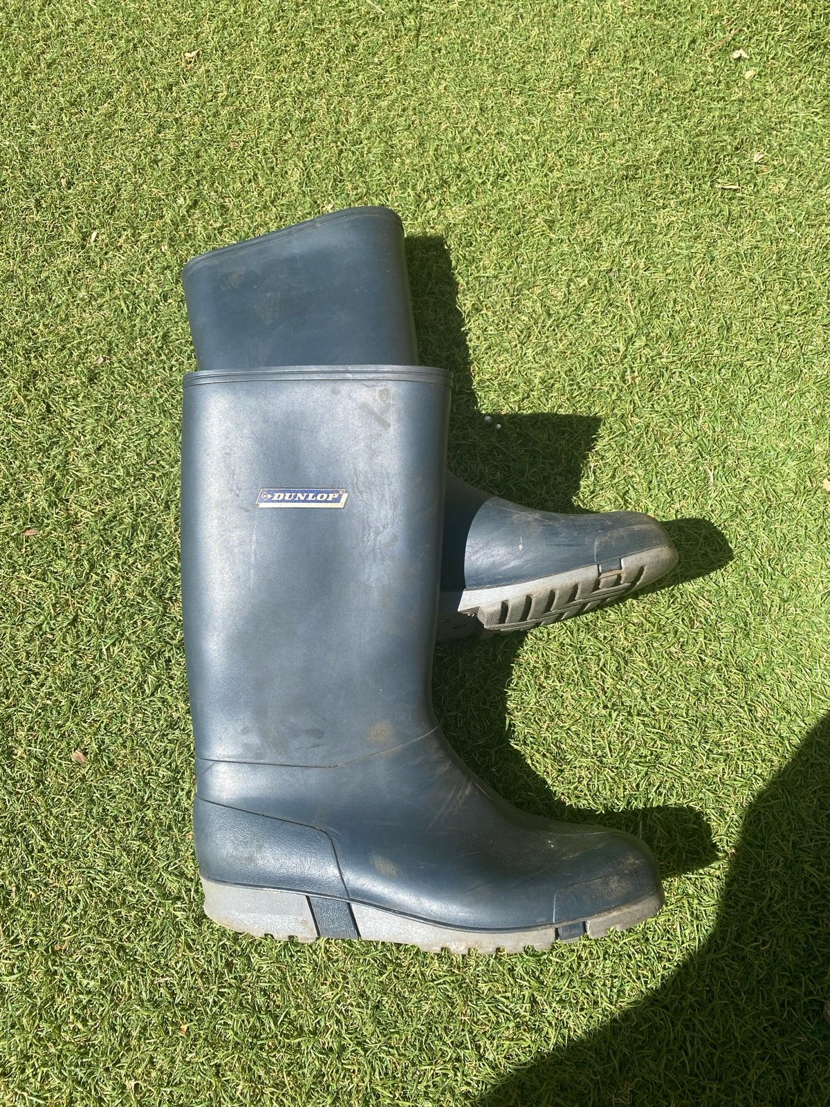 Dunlop regenlaarzen maat 33, Gebruikt, Jongen of Meisje, Ophalen of Verzenden, Laarzen