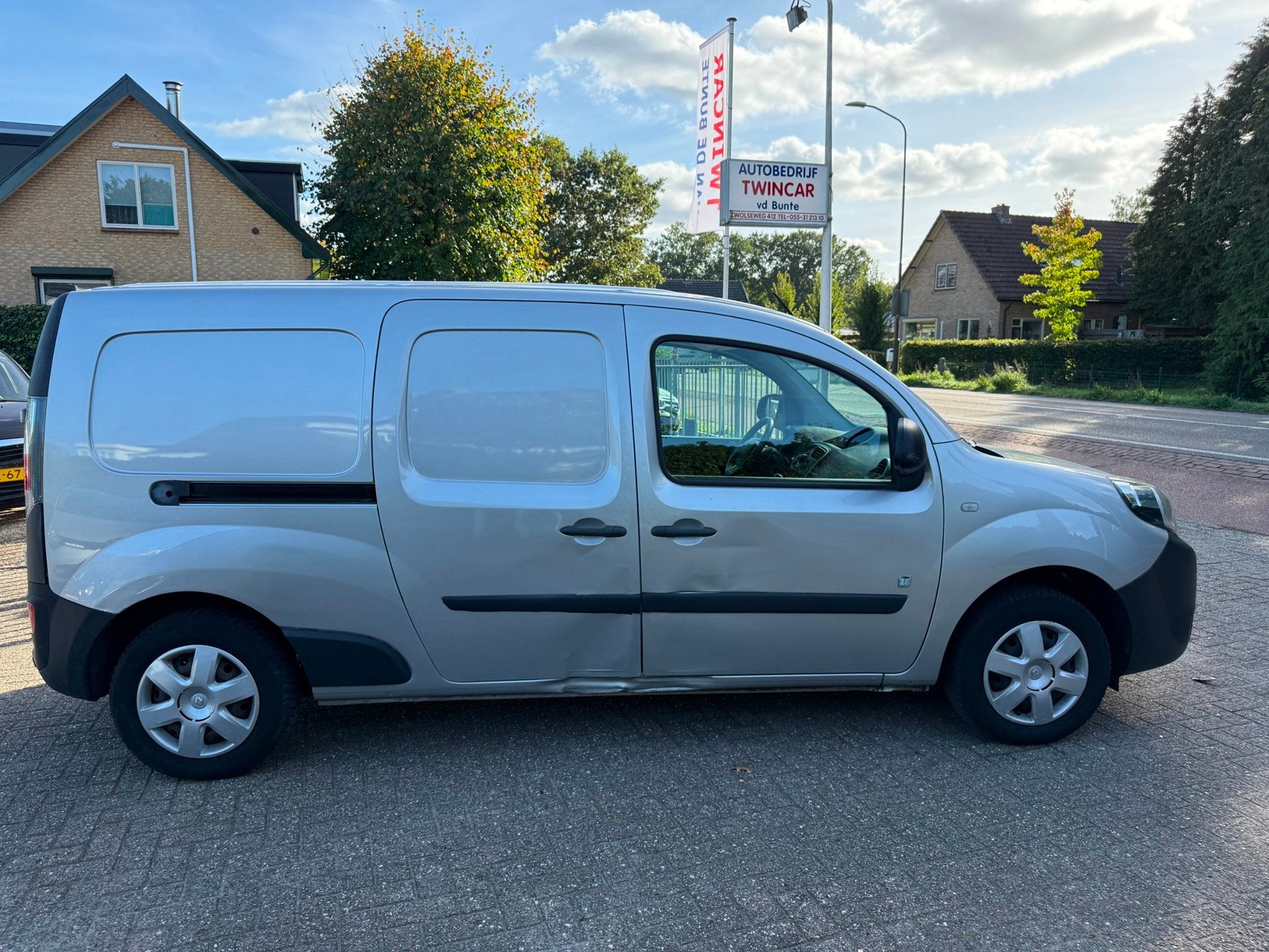 Renault Kangoo Express Z.E. Maxi INCL. ACCU (SoH 100 %!) AC, Auto's, Dealer onderhouden, Stof, Gebruikt, Origineel Nederlands